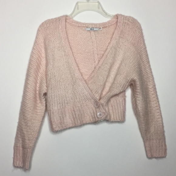 Asilio The Pink Slipper Wrap Sweater in Ice Pink 4 - Picture 3 of 8